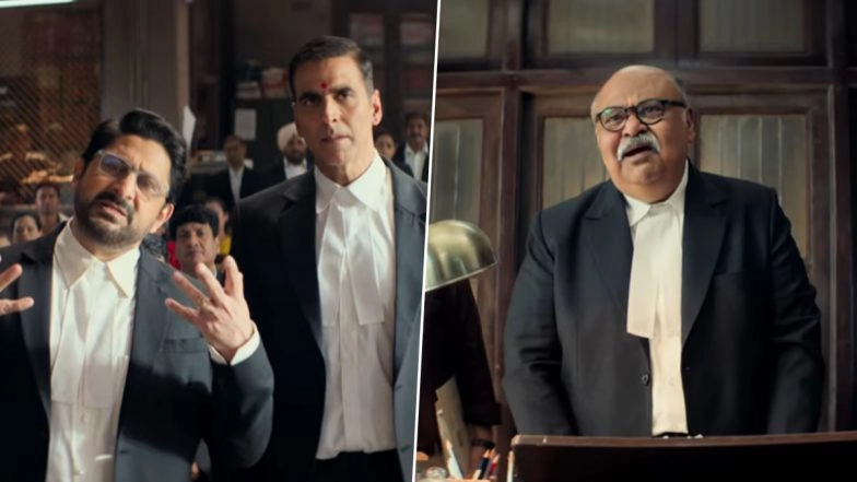 ‘Jolly LLB 3’ Teaser: Akshay Kumar and Arshad Warsi’s Courtroom Clash in Subhash Kapoor’s Upcoming Legal Drama Promises Comedy and Chaos (Watch Video)