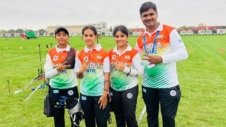 India U18 Women’s Recurve Team Clinches Bronze Medal at World Archery Youth Championships 2025