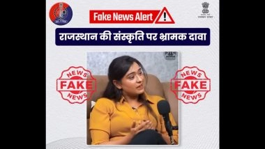 Do Newlywed Women in Rajasthan Have To Form Relations With Father-in-Law, Brother-in-Law and Abort 1st Child in Bizarre Marriage Tradition? Police Fact Checks Woman’s Fake Claim