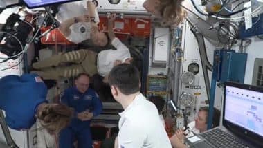 NASA-SpaceX Crew-11 Mission Update: Astronauts From US, Japan and Russia Successfully Dock at International Space Station (Watch Video)