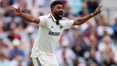 IND vs ENG 5th Test 2025: Mohammed Siraj Completes 200 Wickets in International Cricket