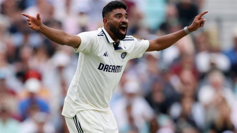 IND vs ENG 5th Test 2025: Mohammed Siraj Completes 200 Wickets in International Cricket