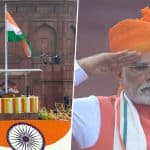 Independence Day 2025: PM Narendra Modi Hoists National Flag at Red Fort in Delhi as India Celebrates 79th Independence Day (Watch Video)