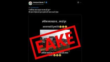 Did a Tractor Really Get Swallowed by a Collapsing Muddy Road in India? Fact Check Reveals AI-Generated Clip Going Viral With Netizens Believing It To Be True