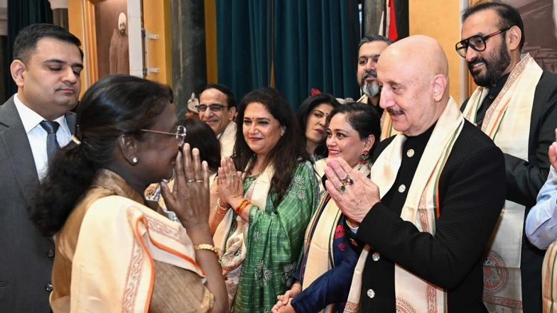 &lsquo;Honoured, Blessed&rsquo;: Anupam Kher Thanks President Draupadi Murmu for Inviting Him to Rashtrapati Bhavan for &lsquo;At Home&rsquo; Ceremony on Independence Day