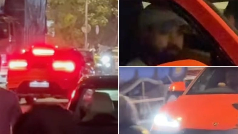 Rohit Sharma Spotted Driving His New Lamborghini Urus SE With Special '3015' Number Plate On Mumbai Streets