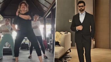 ‘Mama You Are Amazing’: Hrithik Roshan’s Mom Dances to ‘Aavan Jaavan’ Hook Step From ‘War 2,’ Actor Shares Adorable Video Praising Her Moves (Watch)