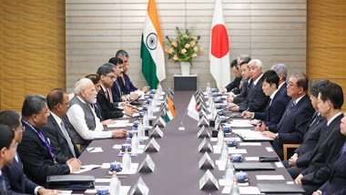 India, Japan Sign Landmark Security Declaration To Strengthen Defence During PM Narendra Modi's Visit to Tokyo, Indo-Pacific Cooperation (Watch Video)