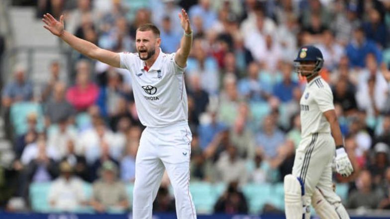 Gus Atkinson Continues Fine Run With Red Ball, Takes Five-Wicket Haul Against India at The Oval