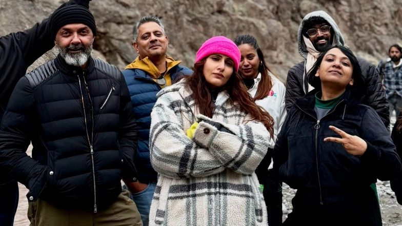 Bobby Deol Turns Fatima Sana Shaikh Into &lsquo;Animal&rsquo; on Sets of &lsquo;Pinks&rsquo; (See Pics)