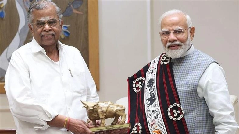 La Ganesan Dies: PM Narendra Modi Condoles Demise of Nagaland Governor, Says ‘He Will Be Remembered as a Devout Nationalist’