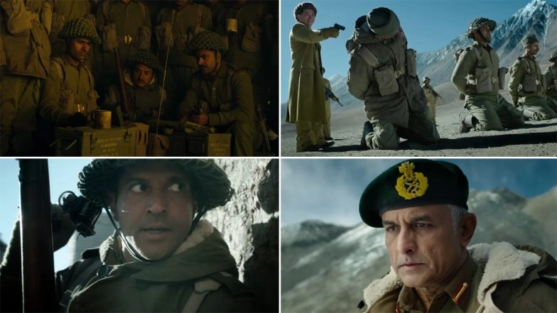 ‘120 Bahadur’ Teaser: Farhan Akhtar Brings Major Shaitan Singh Bhati’s Heroic Tale Alive in Razneesh Ghai’s Upcoming War Drama (Watch Video)