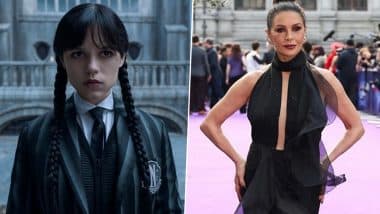 ‘Wednesday’ Co-Star Catherine Zeta-Jones Heaps Praise on Jenna Ortega