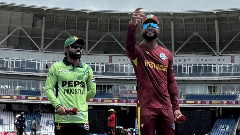 How To Watch PAK vs WI 2nd ODI 2025 Free Live Streaming Online? Get Telecast Details of Pakistan vs West Indies Cricket Match on TV