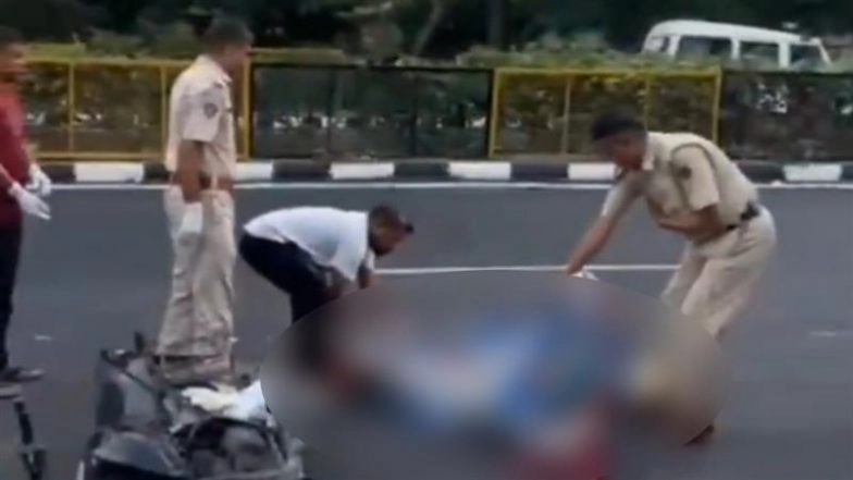 Jodhpur Road Accident: School Student Heading to Independence Day 2025 Ceremony Killed After Vehicle Collides With Dumper on VIP Route; Disturbing Video Surfaces