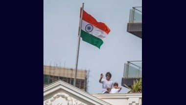 Independence Day 2025: Shah Rukh Khan Marks 79th I-Day With Special Balcony Appearance Alongside Son AbRam (View Post)