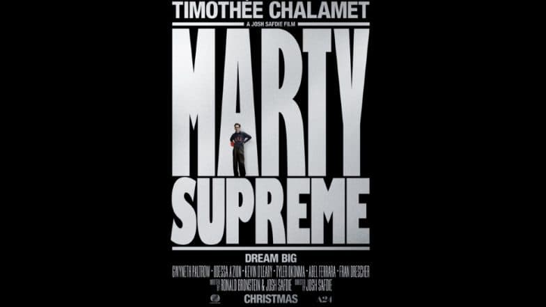 ‘Marty Supreme’ Poster Out: Timothee Chalamet Transforms Into Ping Pong Legend Marty Reisman; Film Set To Release on December 25