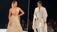 &lsquo;Quantum Entanglement&rsquo;: Janhvi Kapoor, Siddharth Malhotra Turn Showstoppers for Fashion Designer Gaurav Gupta&rsquo;s Bridal Collection Couture Show in Mumbai (Watch Video)