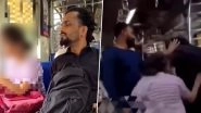 Mumbai Local Horror: Man Caught Masturbating Beside Woman, Beaten by Victim; Jumps Off Moving Train as Video of Disgusting Act Goes Viral