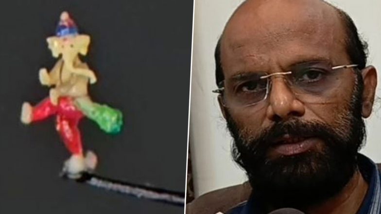 Ganesh Chaturthi 2025: Telangana Artist Ajay Kumar Mattewada Carves Dancing Ganesha on Eyelash Tip