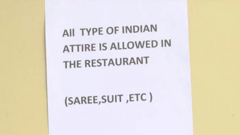 Tubata Restaurant in Delhi Now Allows ‘All Types Of Indian Attire’ After Backlash Over Denying Entry to Couple; Video Surfaces