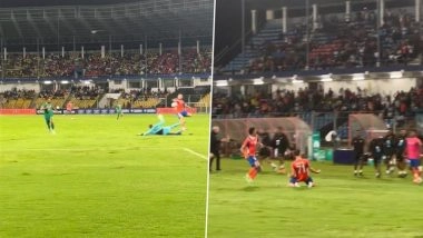 Dejan Drazic Goal Video: Watch Serbian Footballer Break Deadlock With Stunner During FC Goa vs Al Seeb AFC Champions League Two 2025-26 Match