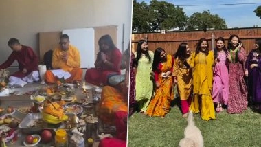 Indian Family’s Havan Mistaken for Fire Emergency by Texas Neighbours, Firefighters Interrupt Ritual; Video Goes Viral