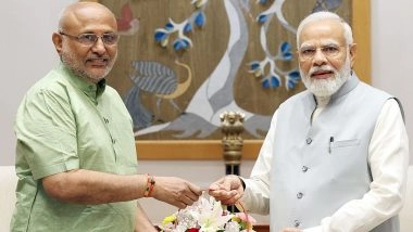 Vice President Election 2025: Maharashtra Governor CP Radhakrishnan Extends Gratitude to PM Narendra Modi After Being Picked NDA’s Candidate