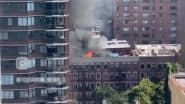 New York Blast: Massive Fire Erupts on Manhattan’s Upper East Side Rooftop, Video Shows Plumes of Smoke Rising Into Sky