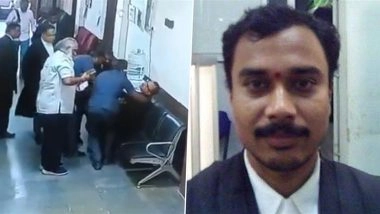 Sudden Death Caught on Camera: Lawyer Collapses and Dies Inside Telangana High Court Premises, Disturbing Video Surfaces