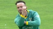 AB de Villiers Pulls Off Last-Ball Run Out As South Africa Champions Beat Australia Champions by 1 Run in WCL 2025 Semi-Final, To Face Pakistan Champions in Final (Watch Video)