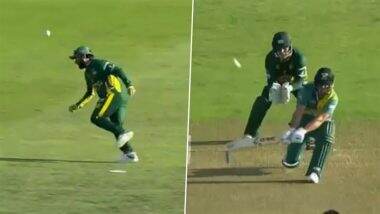 Saeed Ajmal Drops AB de Villiers' Catch During WCL 2025 Final, Mistake Proves Costly As He Scores Century Helping South Africa Champions Win Title (Watch Video)