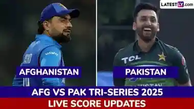 PAK Win By 39 Runs | Afghanistan vs Pakistan Highlights of UAE Tri-Series 2025: Salman Agha Ali, Haris Rauf Shine As Pakistan Clinch Comfortable Victory