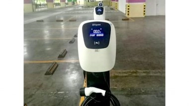 Business News | ZevPoint Powers the Future: India's Largest Corporate EV Charger Installation Goes Live at Amazon