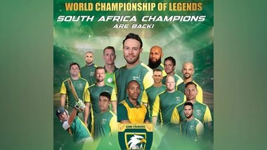 Sports News | Last Time It Was Yuvraj Singh, This Time It's AB De Villiers - All Gears Up to Break Pakistan Champions' Dream in WCL 2025 Final