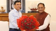 India News | Chhattisgarh: CM Vishnu Deo Sai Meets Union Minister Mandaviya, Discusses Key Projects on Sports & Healthcare