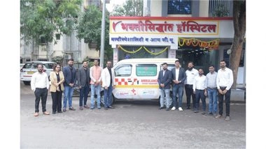 Business News | Healing Pharma Donates Ambulance to Pune's Bhakti Siddhant Hospital Taking A Step Towards Saving Lives
