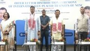 India News | Assam Minister Pijush Hazarika Distributes Offer Letters to Trainees of North-East Skill Development Centre in Guwahati