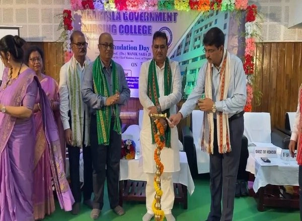 India News | Tripura Finance Minister Singha Roy Attends 2nd Anniversary of Agartala Govt Nursing College; Highlights Development Plans