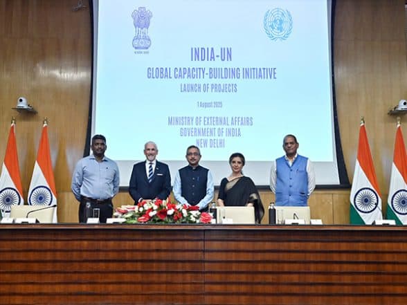 World News | India Launches Projects Partnered with UN Under Global Capacity Building Initiative for Asia, Africa and the Caribbean Countries