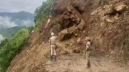 India News | Himachal Pradesh: Chandigarh-Manali Highway Blocked After Landslide