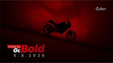 Business News | Oben Electric Set to Launch Next-Gen Rorr EZ on 5th August