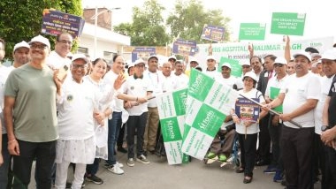 Business News | Fortis Hospital Shalimar Bagh Marks Organ Donation Day with Walkathon to Promote Life-Saving Awareness