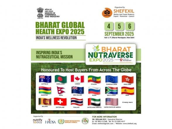 Business News | Limited Stalls Left at Bharat Nutraverse Expo 2025 South Asia's Premier Nutraceutical Trade Event at Bharat Mandapam, New Delhi