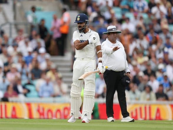 Sports News | Akash Deep's Heroics Fifty Powers India to 189-3, Lead Extended by 166 Runs Against England at Lunch