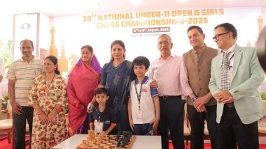 Sports News | India's Next Chess Prodigies Gather in Jalgaon: Union Minister Raksha Khadse Inaugurates 38th National Under-11 Championship