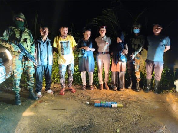 India News | Assam Rifles, Mizoram Police Seize Heroin Worth Rs 2.55 Crore in Lunglei; Four Held