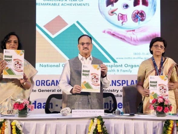India News | Centre is Continuously Streamlining Organ Donation Under the Leadership of PM Modi: JP Nadda