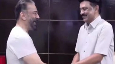 India News | Rajya Sabha MP Kamal Haasan Meets Tamil Nadu CM MK Stalin