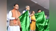 India News | Chhattisgarh CM Vishnu Deo Sai Flags off Raipur-Jabalpur Intercity Express, Two Other Trains